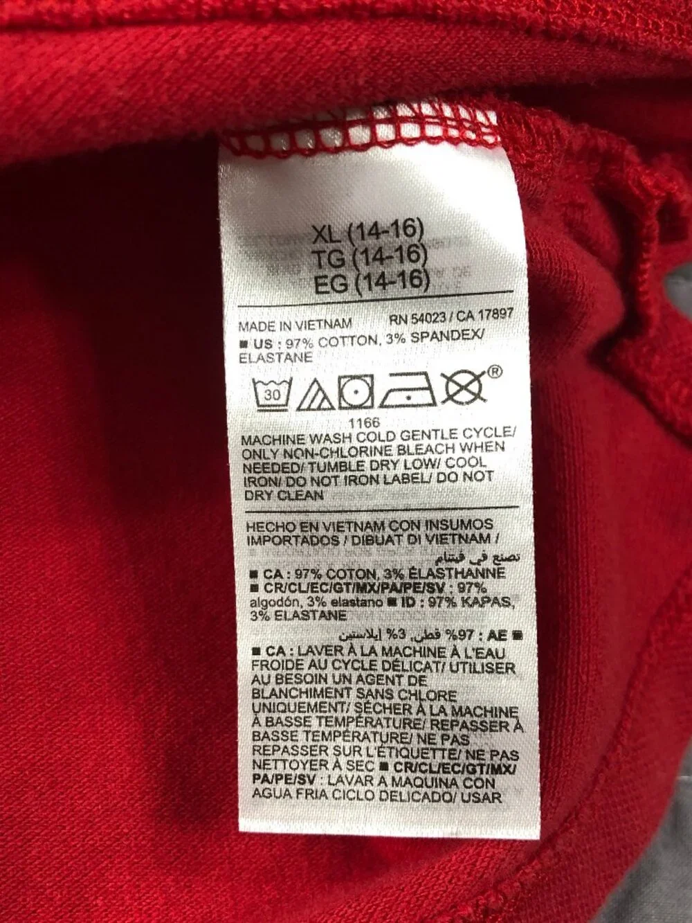 4/$15 Old Navy Polo Shirt Girl XL 14/16 Red Classic Preppy School Casual